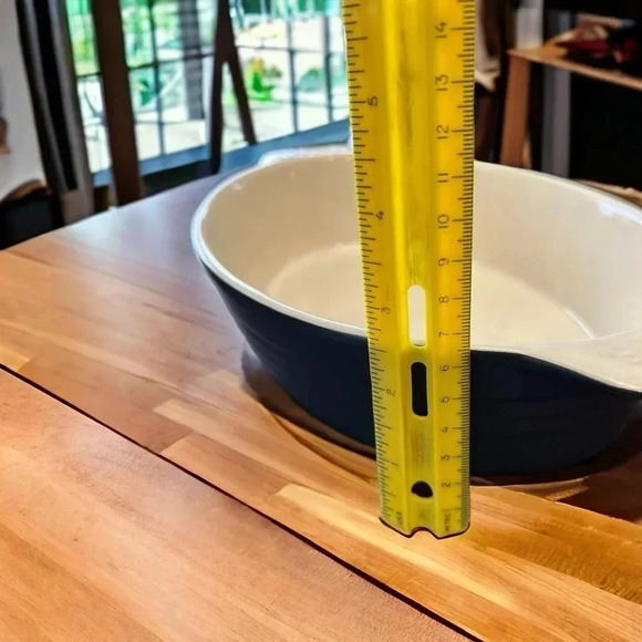 French Chasseur Large Matte Black and Ivory Ceramic Casserole Dish EUC - Picture 8 of 8